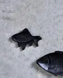 Панно House Doctor Fish, керамика, 19,5 14,5 см, чёрное — фото 2