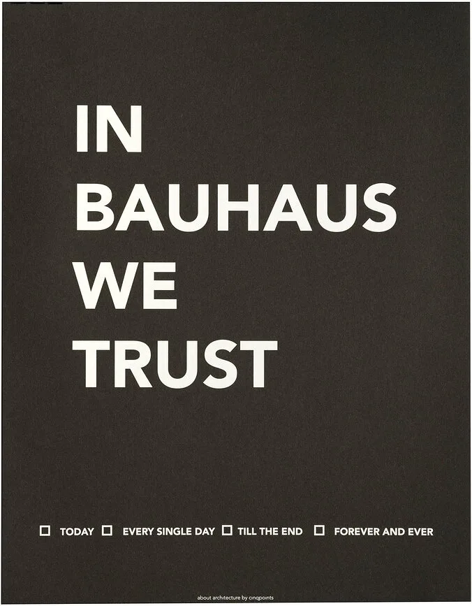 Панно Cinqpoints In Bauhaus We Trust, бумага, 40 30 см