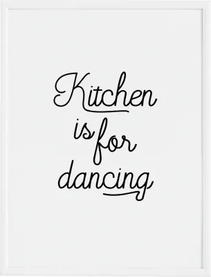 Панно Follygraph Kitchen is for Dancing, бумага, 40 30 см