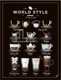 Панно Follygraph World Style Coffee, бумага, 40 30 см — фото 1