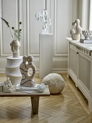 Статуэтка Bloomingville Eugenie, керамика, 35,5 см, бежевая