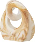 Статуэтка Bloomingville Swirl, смола, 16,5 см, коричневая — фото 2
