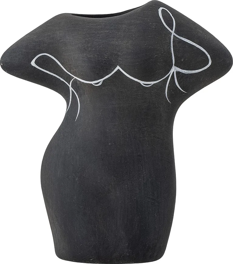 Статуэтка bloomingville lulu, керамика, чёрная · арт. fabr 82058381