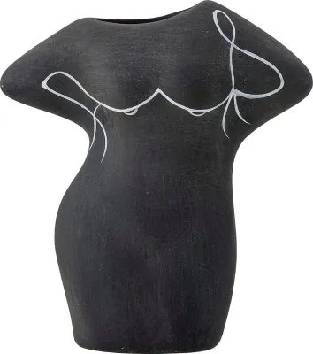 Статуэтка bloomingville lulu, керамика, чёрная · арт. fabr 82058382