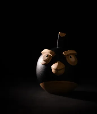 Статуэтка Boyhood Angry Birds x Bomb, дерево, 9 см