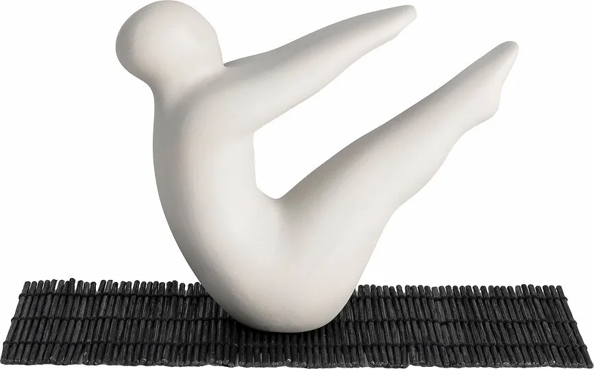 Статуэтка Design House Stockholm Yoga No.2, дерево, 10,9 см, серая