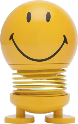 Статуэтка Hoptimist Smiley, пластик, 6,6 см, жёлтая