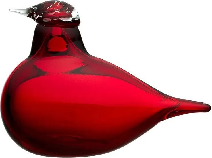 Статуэтка Iittala Little Red Tern, стекло, 7,5 см