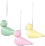 Набор статуэток Kay Bojesen Easter Birds, 3 шт., дерево, 5 см, разноцветная — фото 6