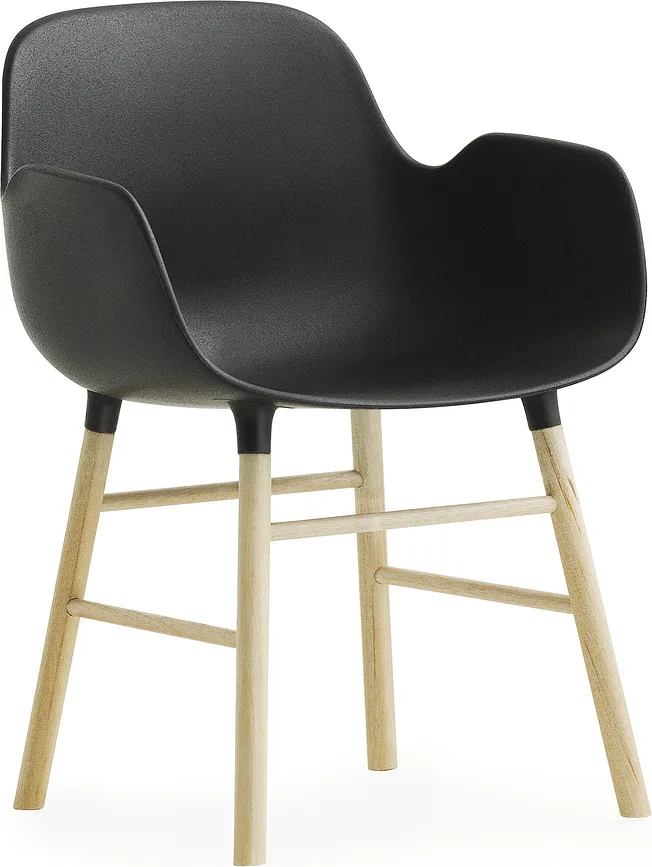 Статуэтка Normann Copenhagen Form Miniature, дерево, 13,3 см, чёрная · арт. fabr 390008