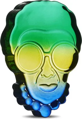 Статуэтка Nude Iris Apfel, стекло, 2,4 см, зелёная