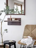 Зеркало настенное Bloomingville Ebbi, в деревянной раме, 11,5 82,5 см, коричневое — фото 3