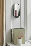 Зеркало настенное Gejst Glim, в металлической раме, 28 см, чёрное — фото 2