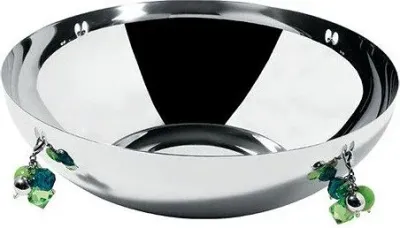 Салатник A di Alessi Ba-Rock, нержавеющая сталь, 32 см