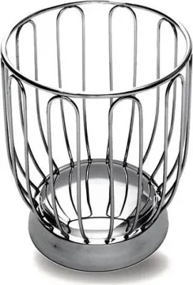 Салатник Alessi Kosz na owoce 370, нержавеющая сталь, 22 см