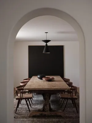 Салатник Audo Copenhagen Rond деревянный, 42 см, коричневый