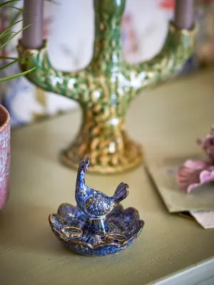 Салатник Bloomingville Kali, каменная керамика, 9,5 см, синий