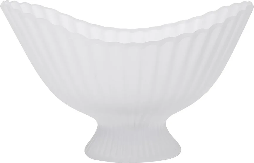 Салатник Ferm Living Fountain, стекло, 41 см, белый