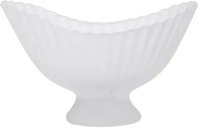 Салатник Ferm Living Fountain, стекло, 41 см, белый