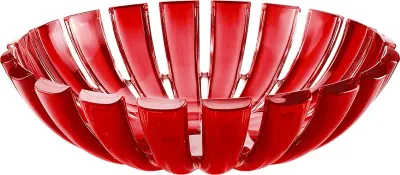 Салатник Guzzini Kosz na owoce lub pieczywo Dolcevita, пластик, 25 см, красный