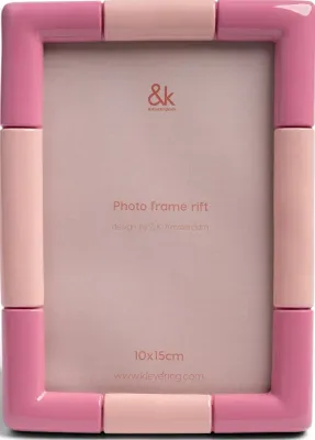 Фоторамка k amsterdam rift, 10 , стекло, розовая · арт. fabr 1661-10