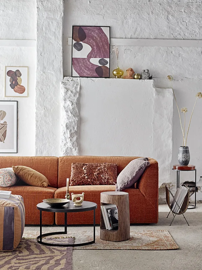 Ваза Bloomingville Mahi Керамика, 25 см, черный
