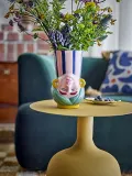 Ваза Bloomingville Swiecznik na klasyczna swiece lub wazon Miss Jody Каменная керамика, 22.5 см, розовый — фото 6
