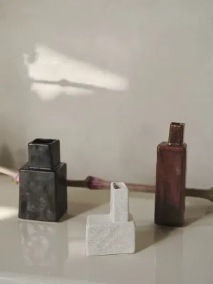 Набор ваз Ferm Living Koa Керамика, 15.5 см, разноцветный, 3 шт.