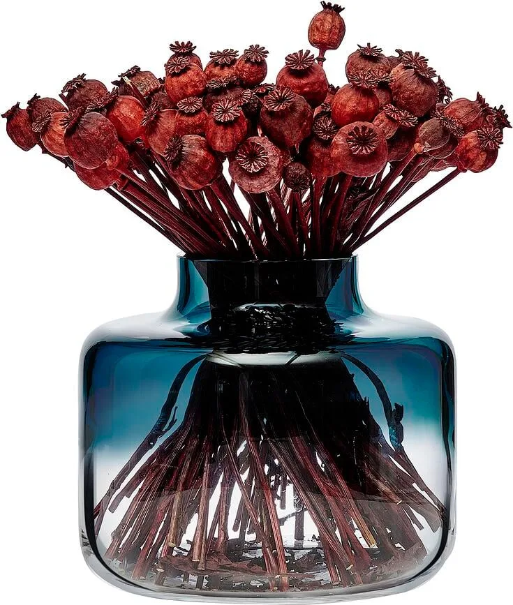 Ваза Nude Magnolia L Хрусталь, 20 см, синий