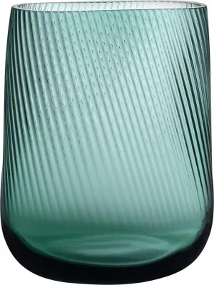 Ваза Nude Opti M Хрусталь, 24.25 см, зеленый