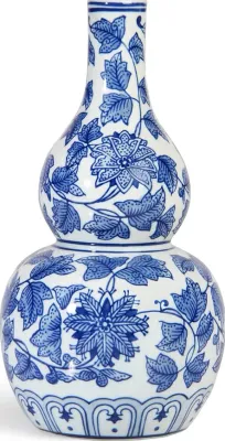 Ваза &K Amsterdam Flowers Lotus Фарфор, 23 см, синий