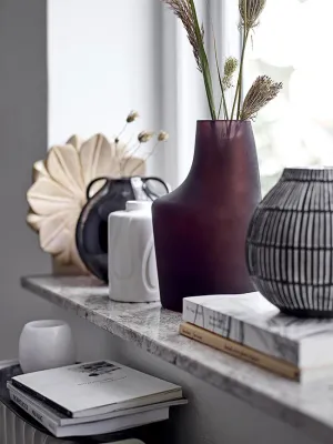 Ваза Bloomingville Anda Стекло, 23.5 см, коричневый