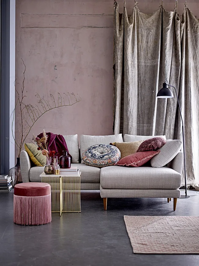 Ваза Bloomingville Gabina Стекло, 19 см, фиолетовый
