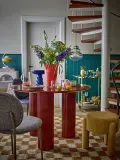 Ваза Bloomingville Janine Стекло, 30 см, оранжевый — фото 2