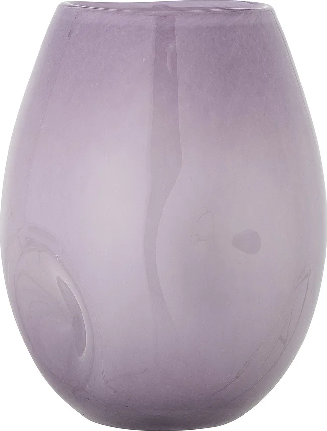 Ваза Bloomingville Lilac Стекло, 22 см, фиолетовый