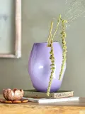 Ваза Bloomingville Lilac Стекло, 22 см, фиолетовый — фото 2