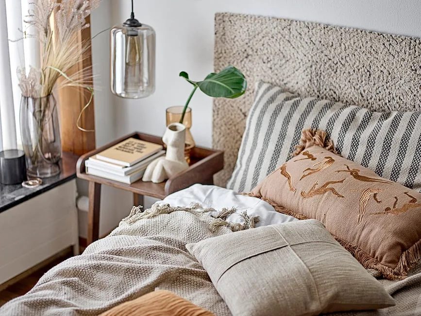 Ваза Bloomingville Zalla Стекло, 20 см, коричневый