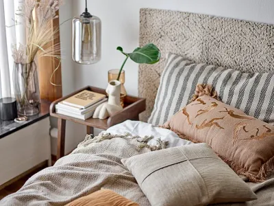 Ваза Bloomingville Zalla Стекло, 20 см, коричневый