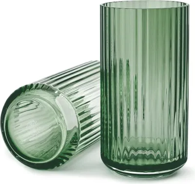 Ваза Lyngby copenhagen green Стекло, 20 см