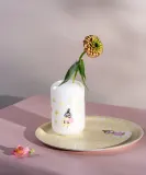 Ваза Muurla Muminki Flowers Стекло, 12 см, белый — фото 3