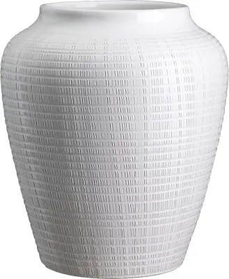 Ваза bergs potter willow каменная керамика, белый · арт. fabr WCW35V