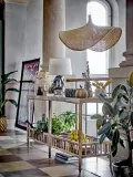 Ваза Bloomingville Limone Каменная керамика, 22 см, желтый — фото 2