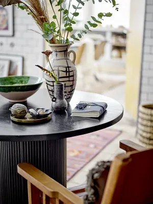 Ваза Bloomingville Ohana Каменная керамика, 31 см, черный