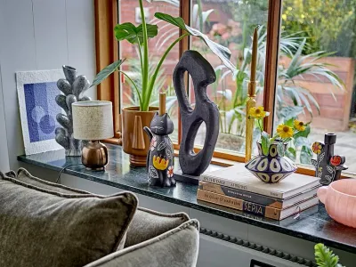 Ваза bloomingville kamionkowy bashir каменная керамика, синий · арт. fabr 82072686