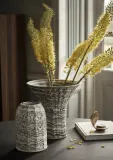 Ваза Ferm Living Blend Каменная керамика, 27 см, серый — фото 2