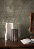 Ваза Ferm Living Moire Каменная керамика, 20 см, серый — фото 2