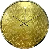 Настенные часы Karlsson Bling Bling, металл, 40 см, серебристые — фото 1