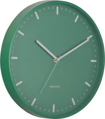Настенные часы Karlsson Cool Retro, алюминий, 30 см, зелёные