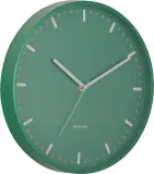 Настенные часы Karlsson Cool Retro, алюминий, 30 см, зелёные — фото 1