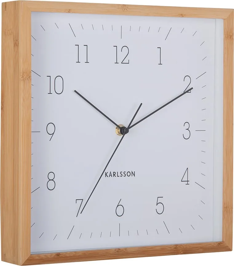 Настенные часы Karlsson Neat, дерево, 29,2 29,2 см, белые